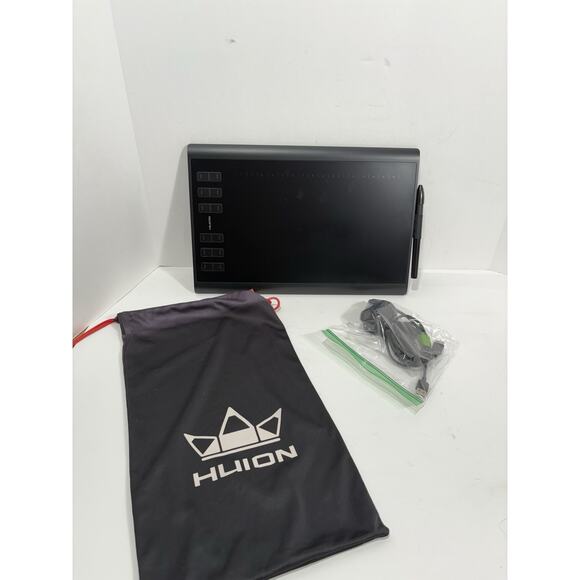 Huion 1060PLUS 8192 Graphics Pen Drawing Tablet - Black - Picture 1 of 5